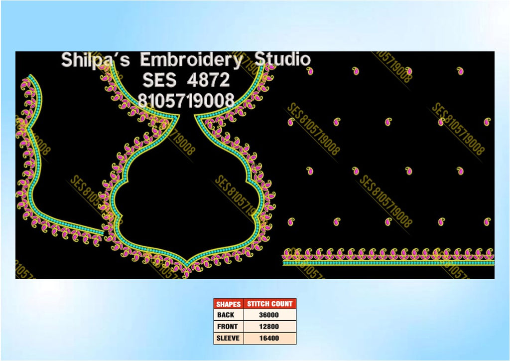 Embroidery Designs 4801-4900 Series