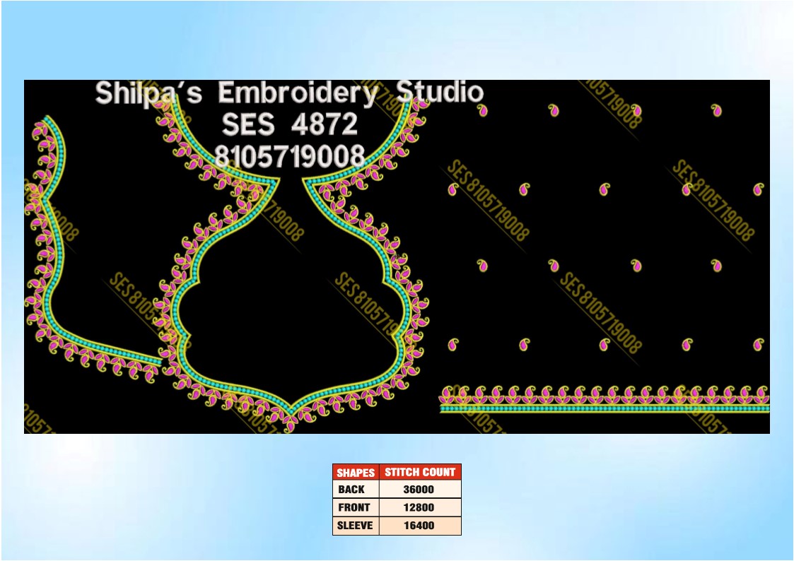 Embroidery Designs 4801-4900 Series