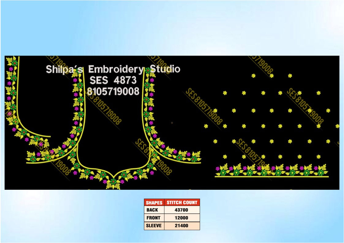 Embroidery Designs 4801-4900 Series