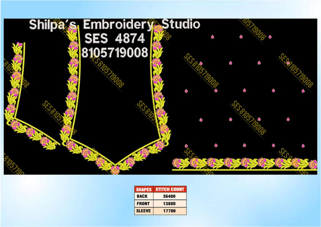 Embroidery Designs 4801-4900 Series