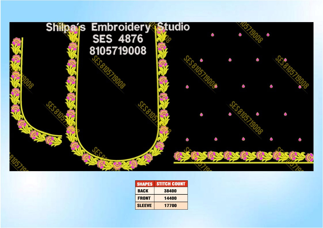 Embroidery Designs 4801-4900 Series