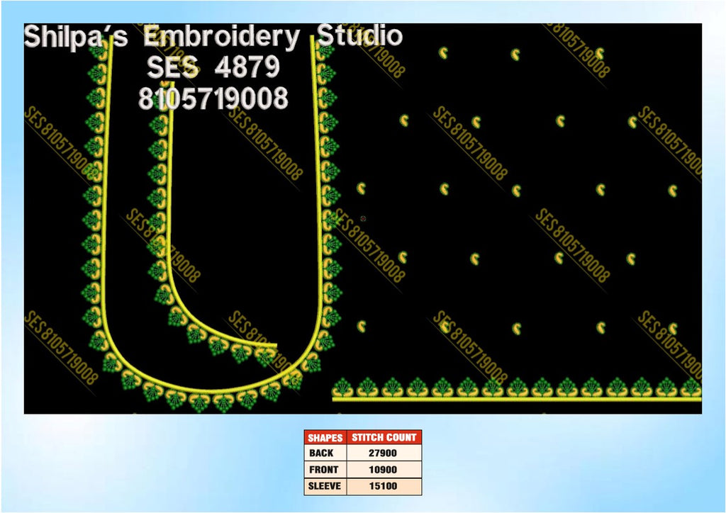 Embroidery Designs 4801-4900 Series