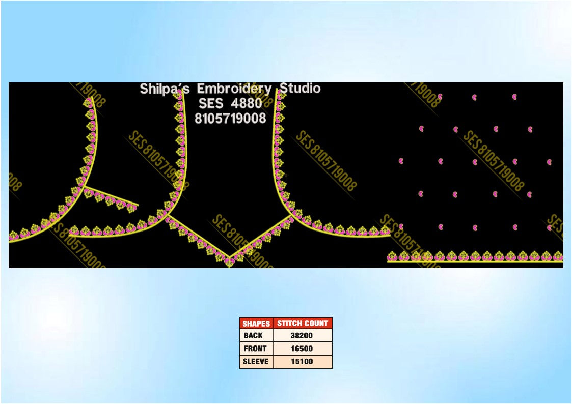 Embroidery Designs 4801-4900 Series