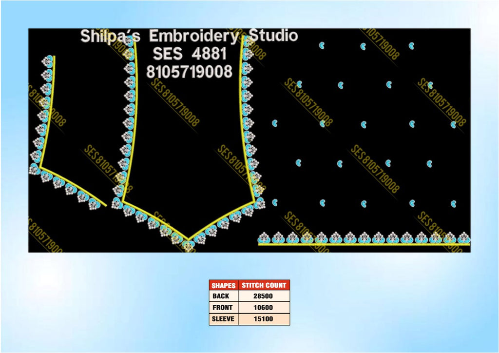 Embroidery Designs 4801-4900 Series