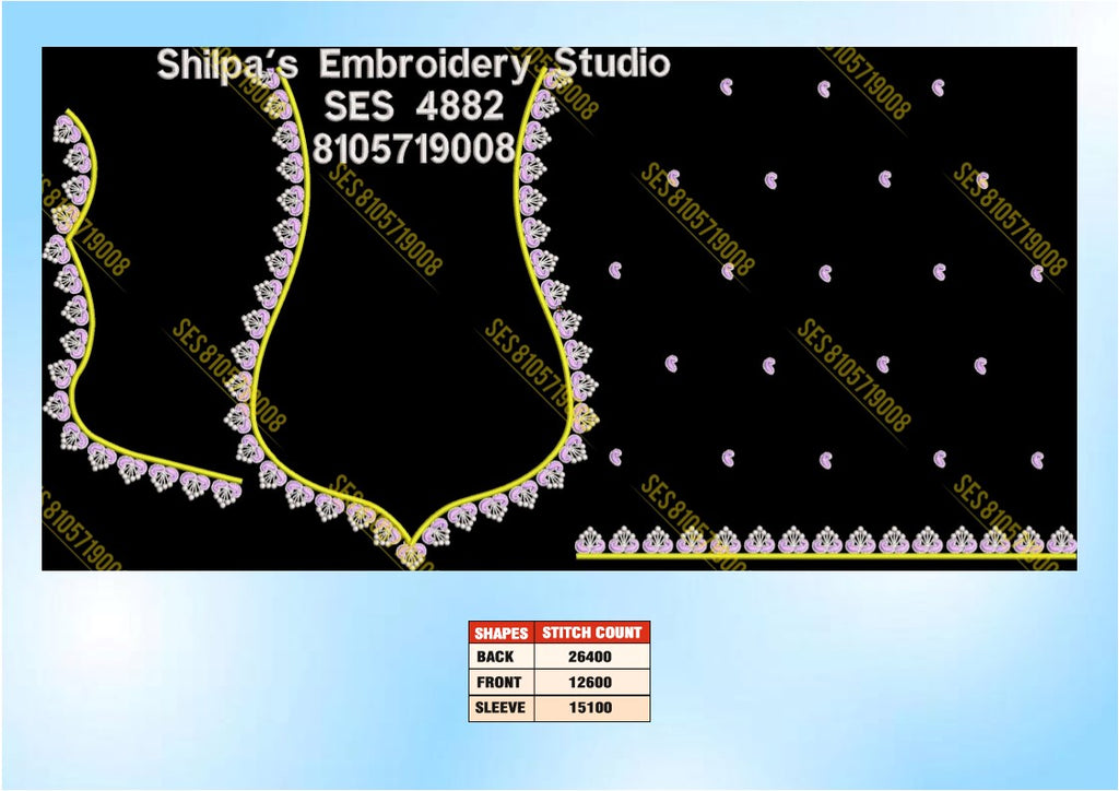 Embroidery Designs 4801-4900 Series