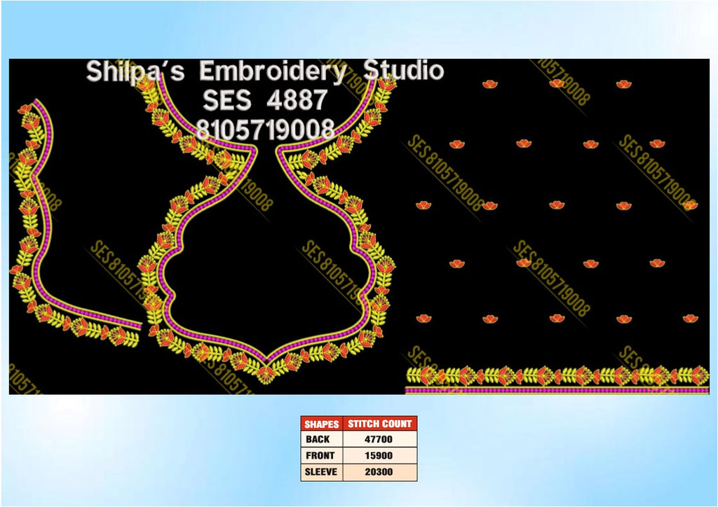 Embroidery Designs 4801-4900 Series