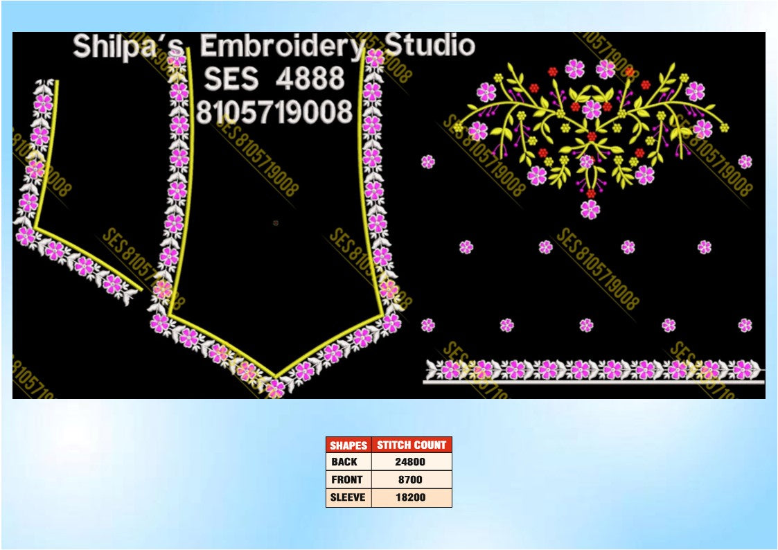Embroidery Designs 4801-4900 Series