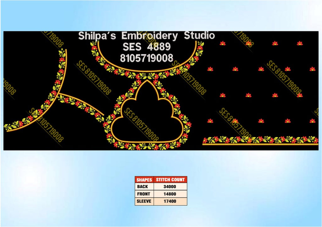 Embroidery Designs 4801-4900 Series