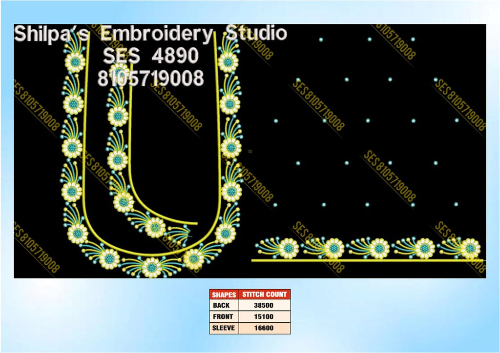 Embroidery Designs 4801-4900 Series