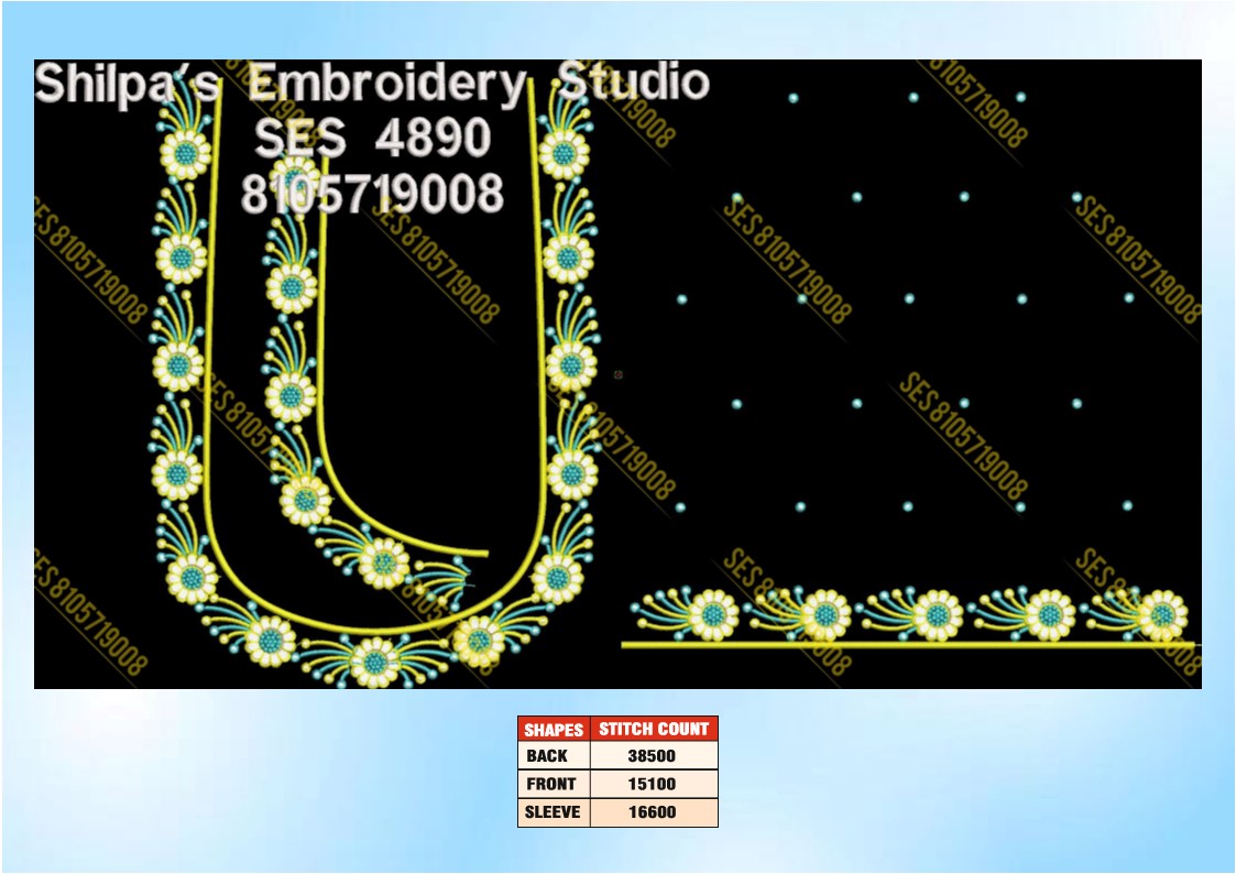 Embroidery Designs 4801-4900 Series