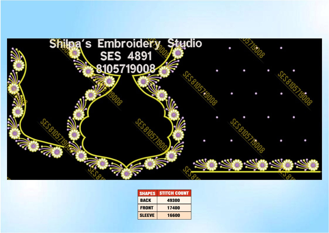Embroidery Designs 4801-4900 Series