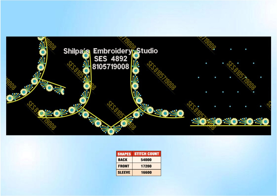 Embroidery Designs 4801-4900 Series