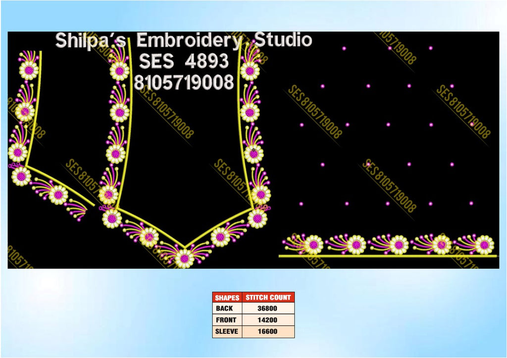 Embroidery Designs 4801-4900 Series