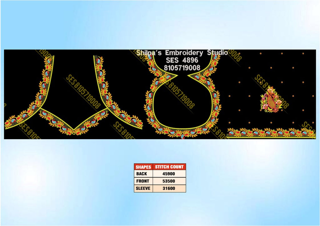 Embroidery Designs 4801-4900 Series