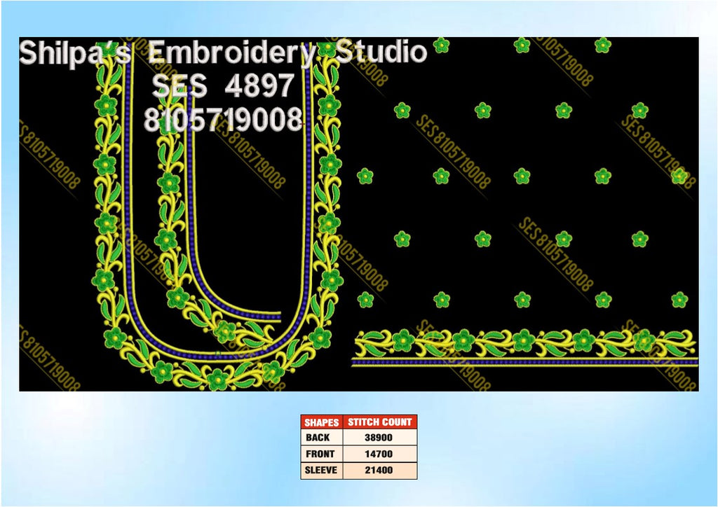Embroidery Designs 4801-4900 Series