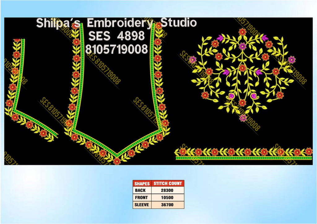 Embroidery Designs 4801-4900 Series