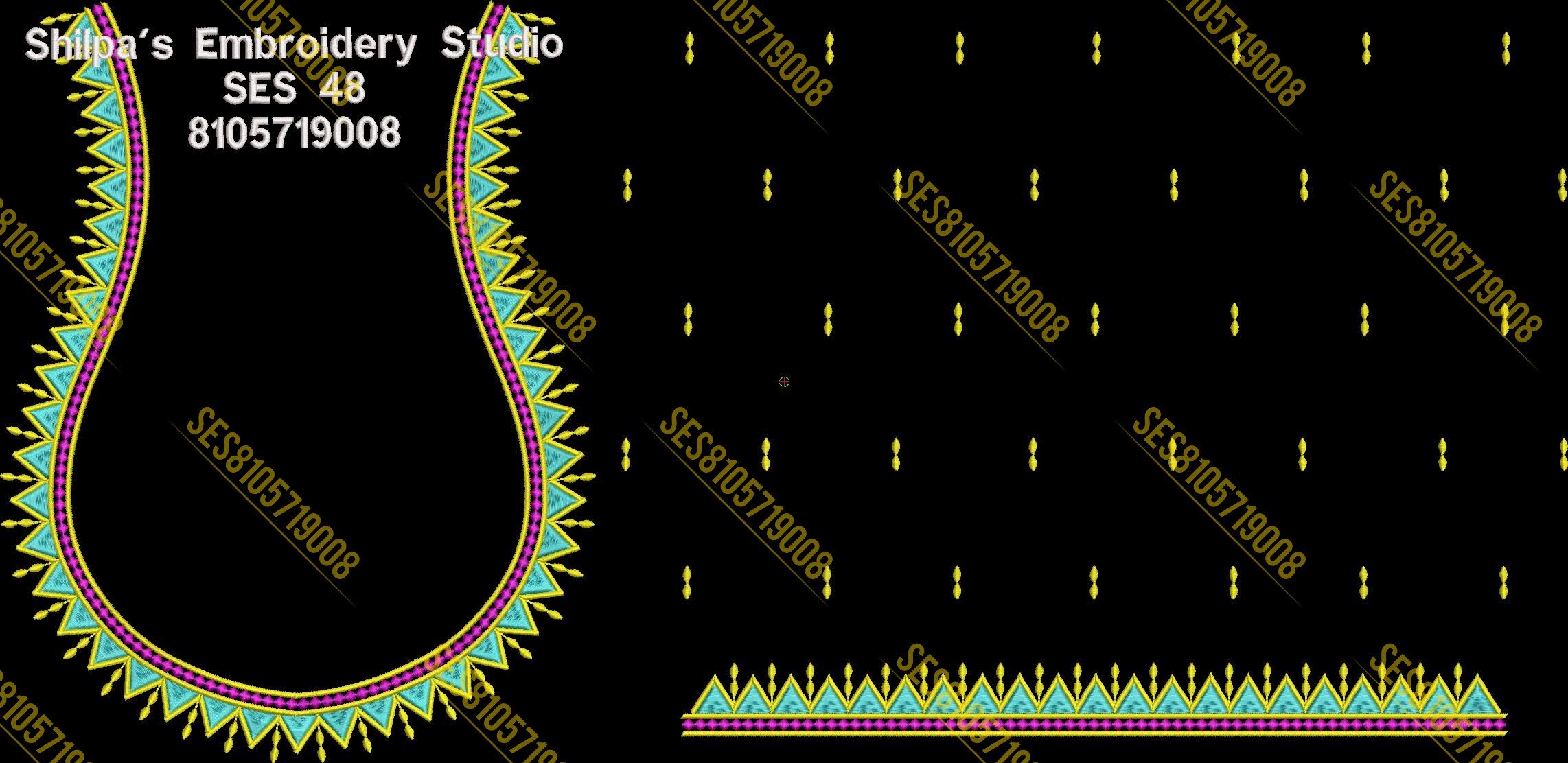 Embroidery Designs 1-100 Series