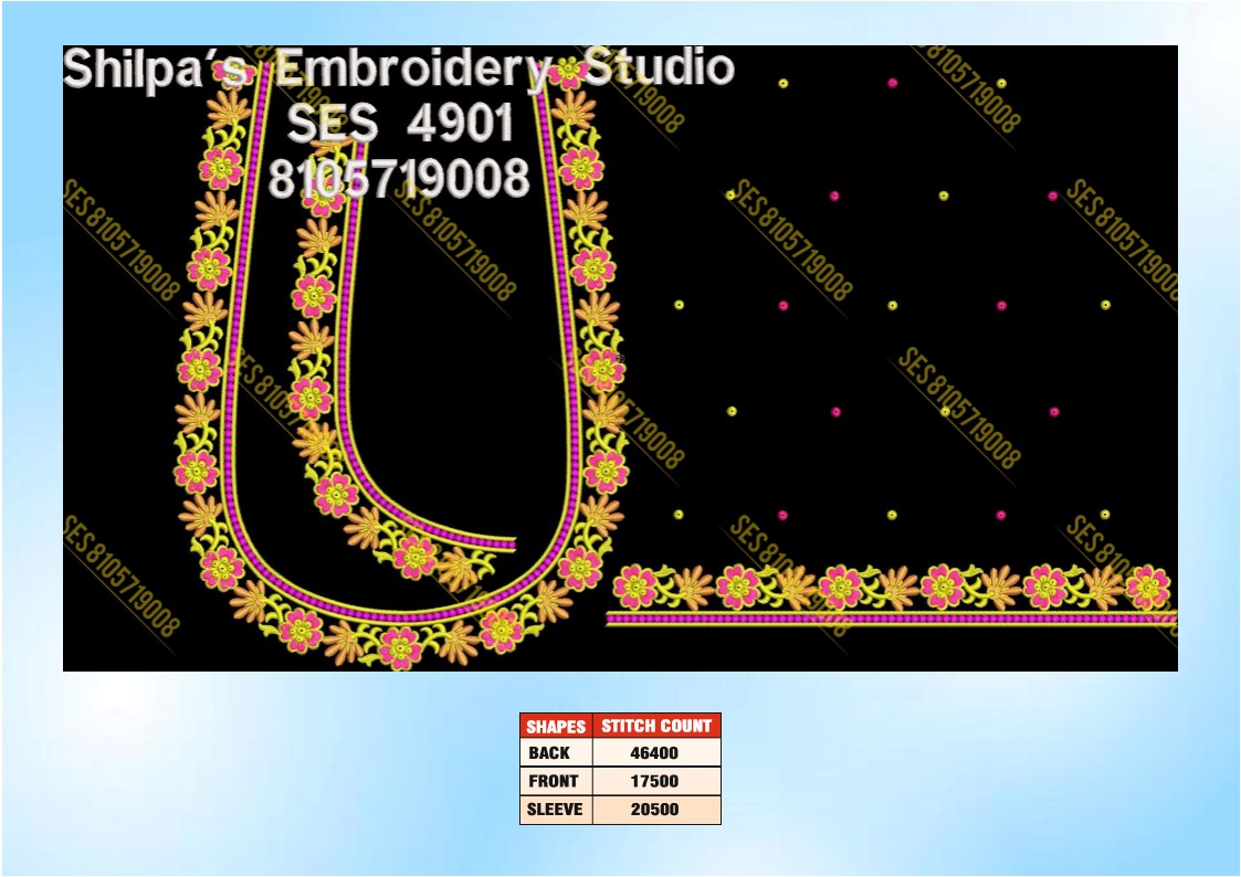 Embroidery Designs 4901-5000 Series