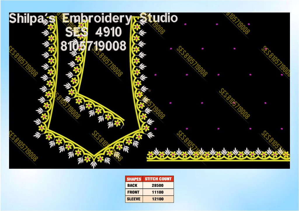 Embroidery Designs 4901-5000 Series
