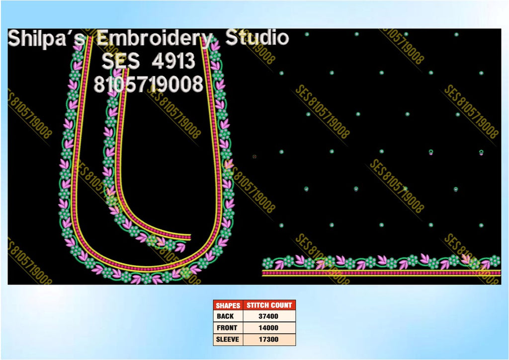Embroidery Designs 4901-5000 Series