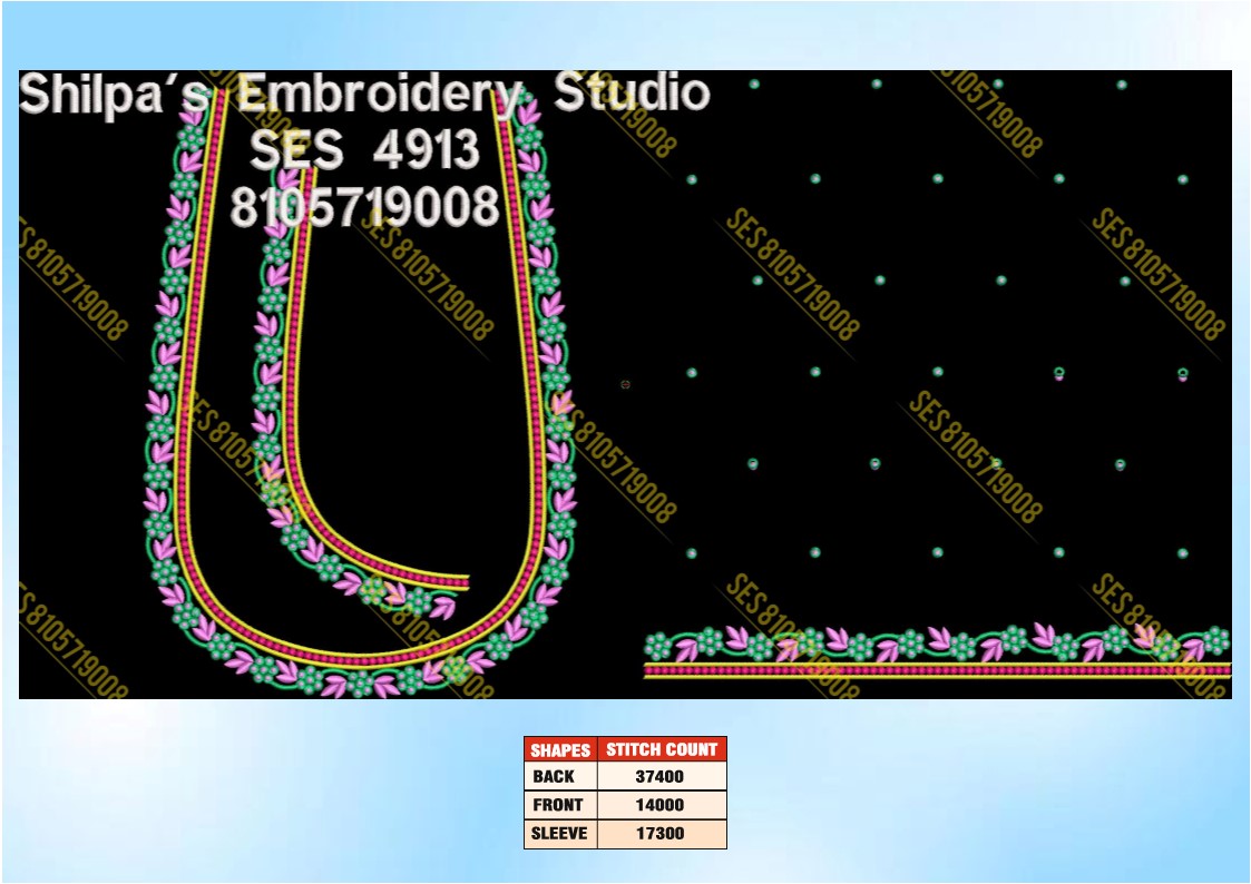 Embroidery Designs 4901-5000 Series