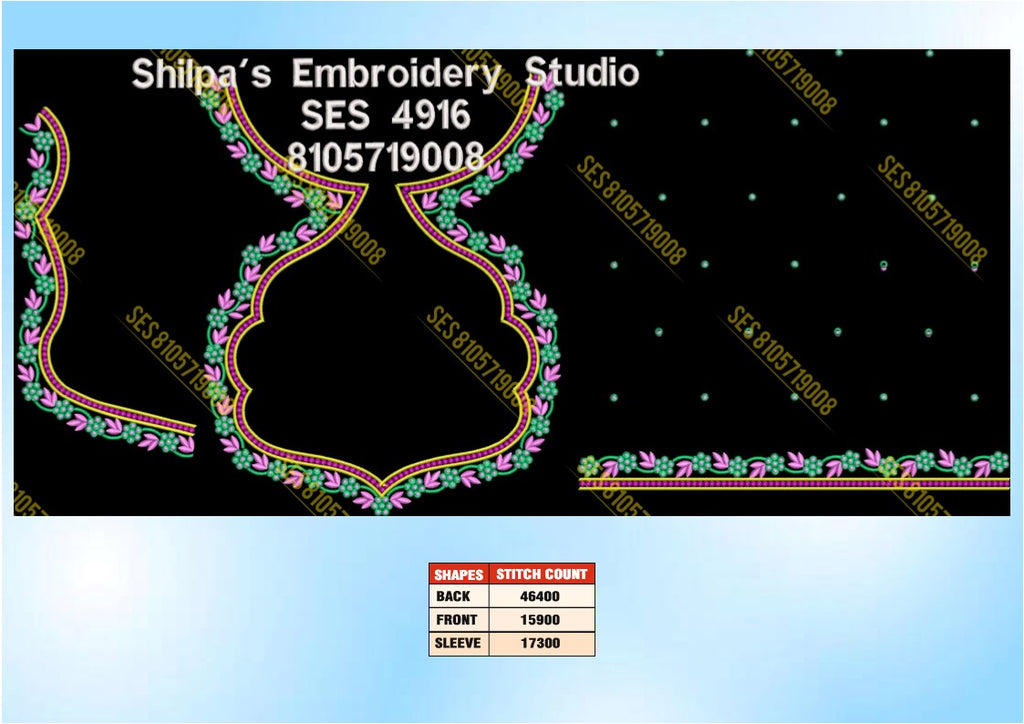 Embroidery Designs 4901-5000 Series