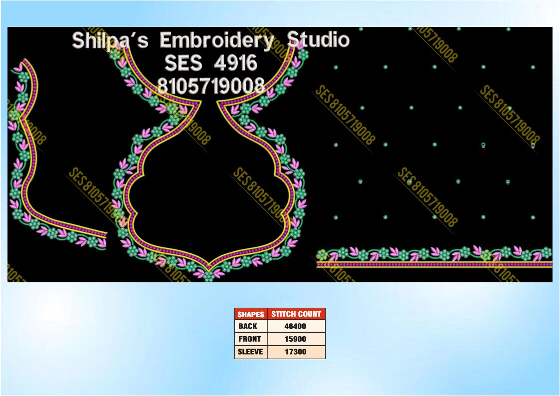 Embroidery Designs 4901-5000 Series