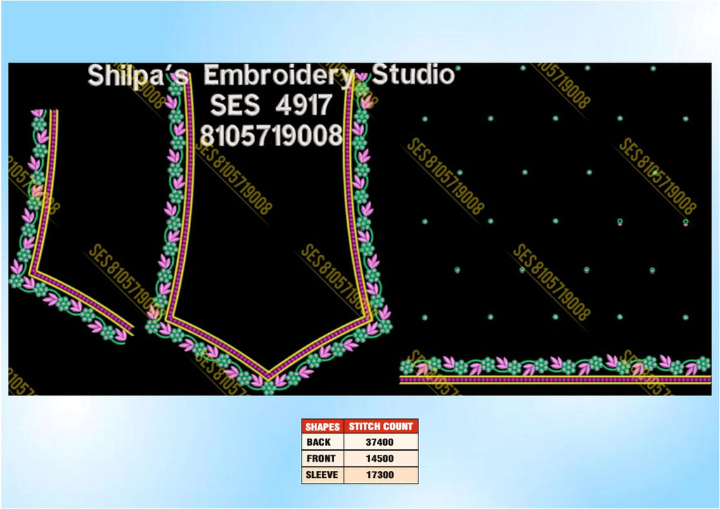 Embroidery Designs 4901-5000 Series