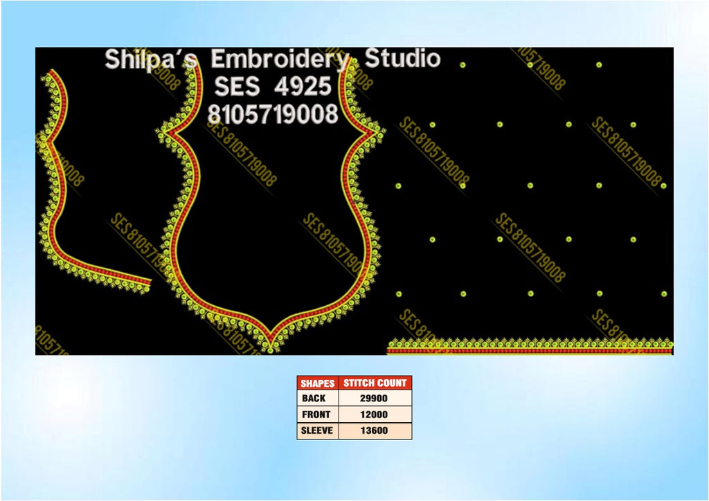 Embroidery Designs 4901-5000 Series