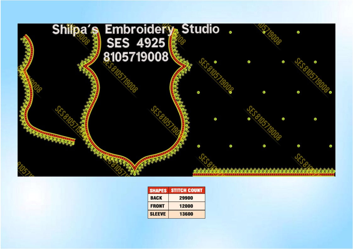 Embroidery Designs 4901-5000 Series