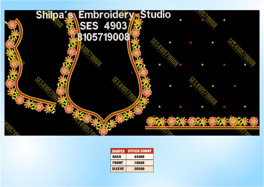 Embroidery Designs 4901-5000 Series