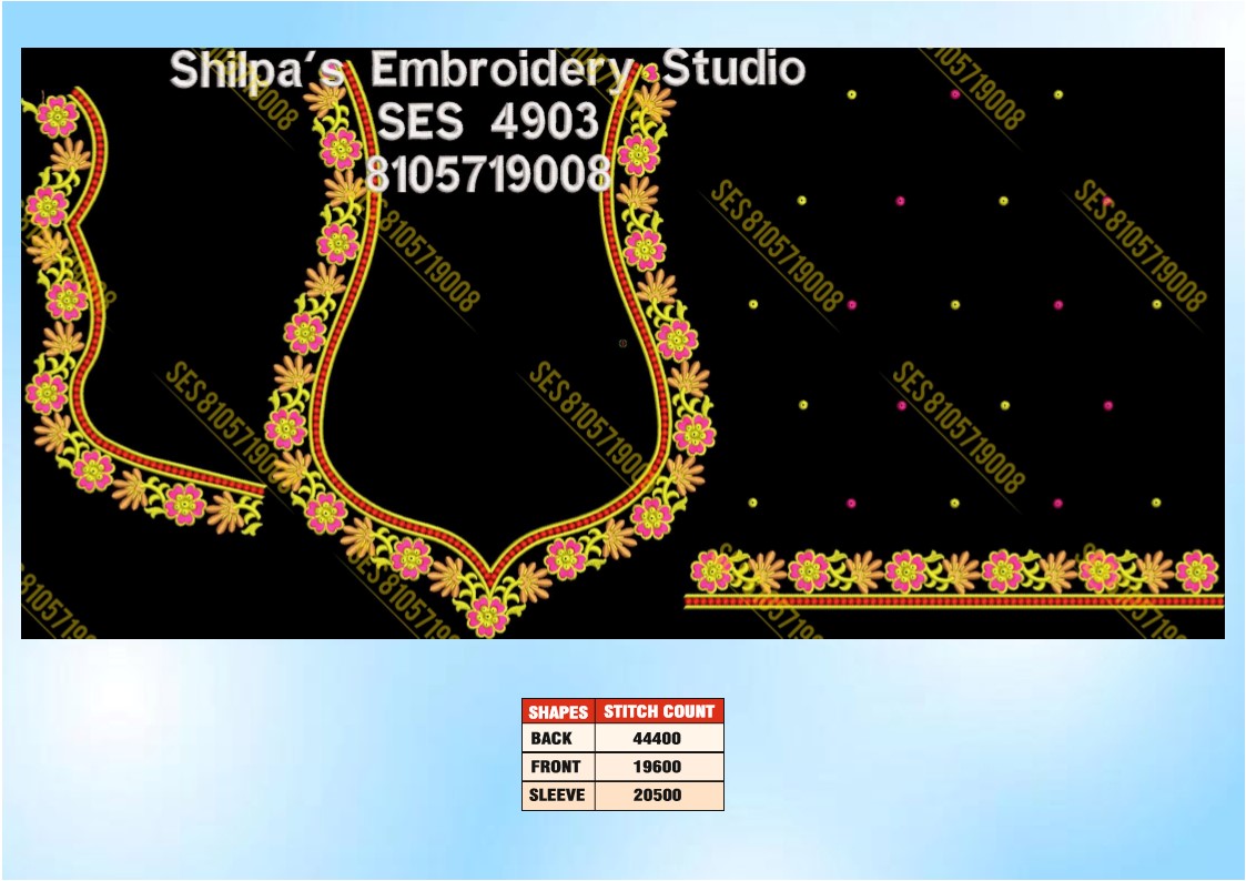Embroidery Designs 4901-5000 Series