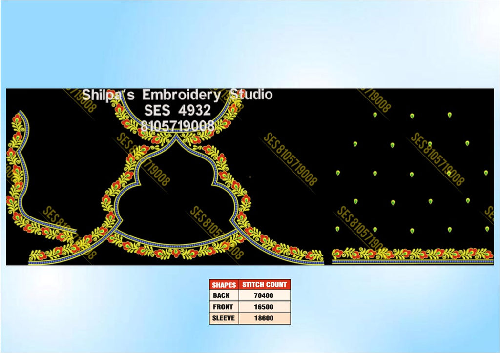 Embroidery Designs 4901-5000 Series
