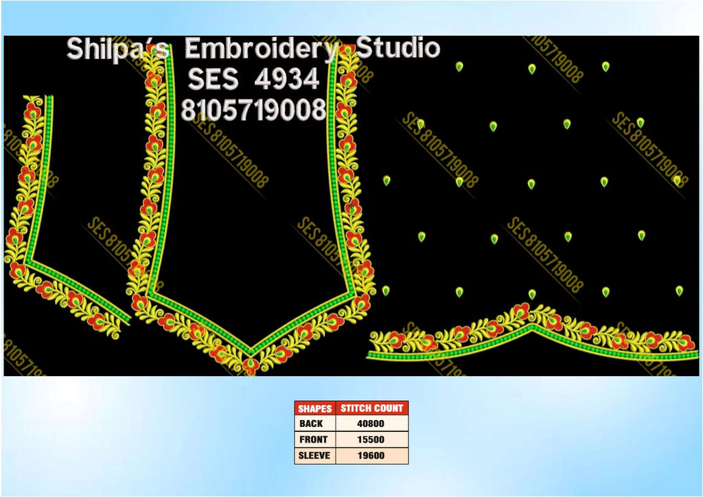 Embroidery Designs 4901-5000 Series