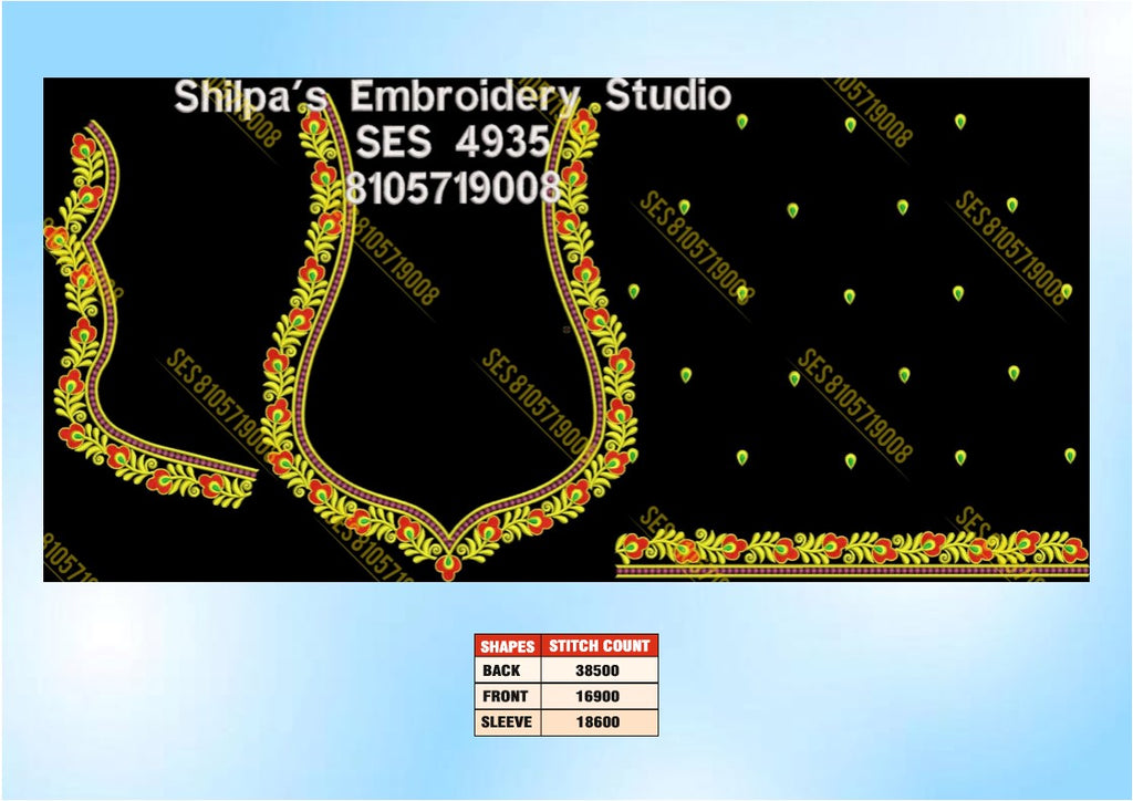 Embroidery Designs 4901-5000 Series