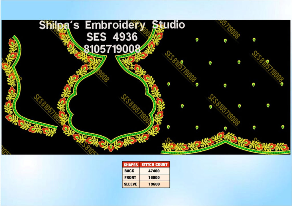 Embroidery Designs 4901-5000 Series