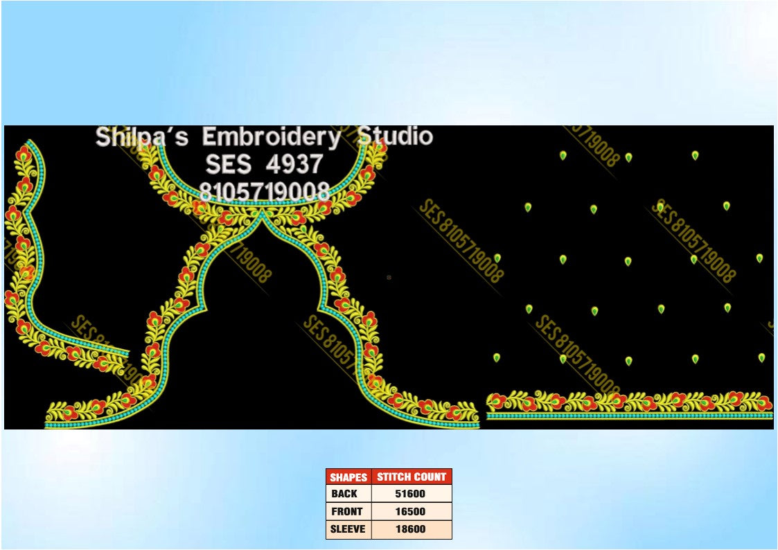 Embroidery Designs 4901-5000 Series