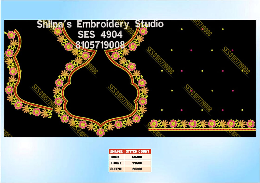 Embroidery Designs 4901-5000 Series