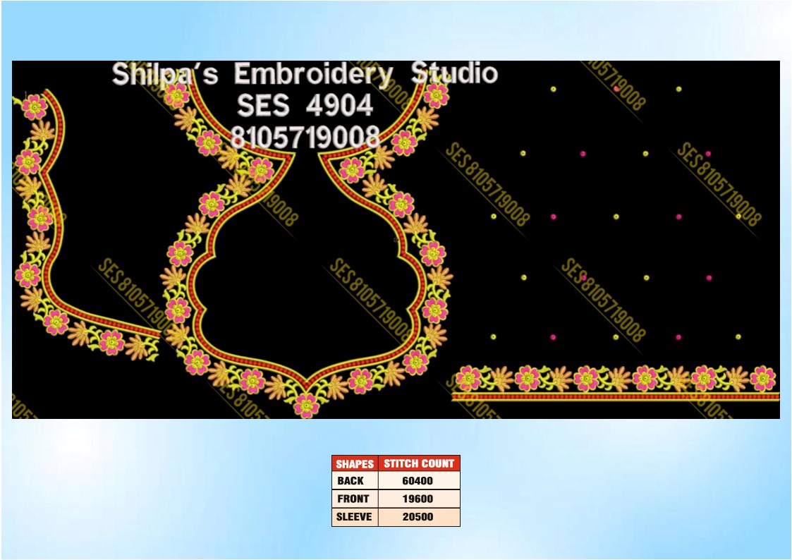Embroidery Designs 4901-5000 Series