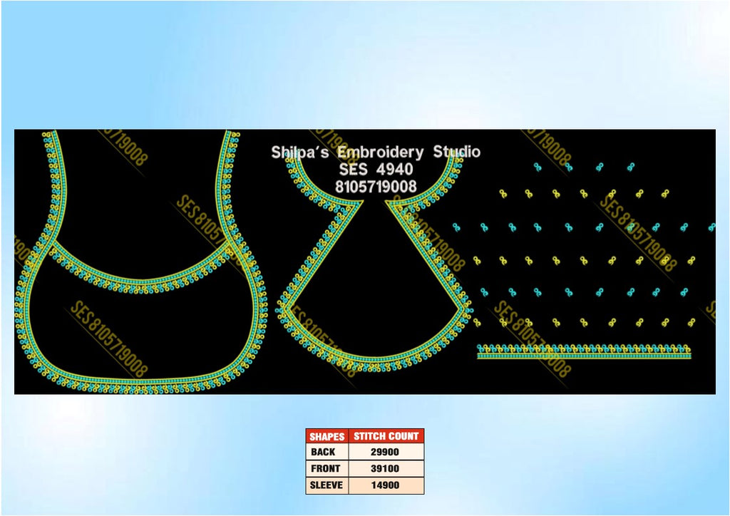 Embroidery Designs 4901-5000 Series