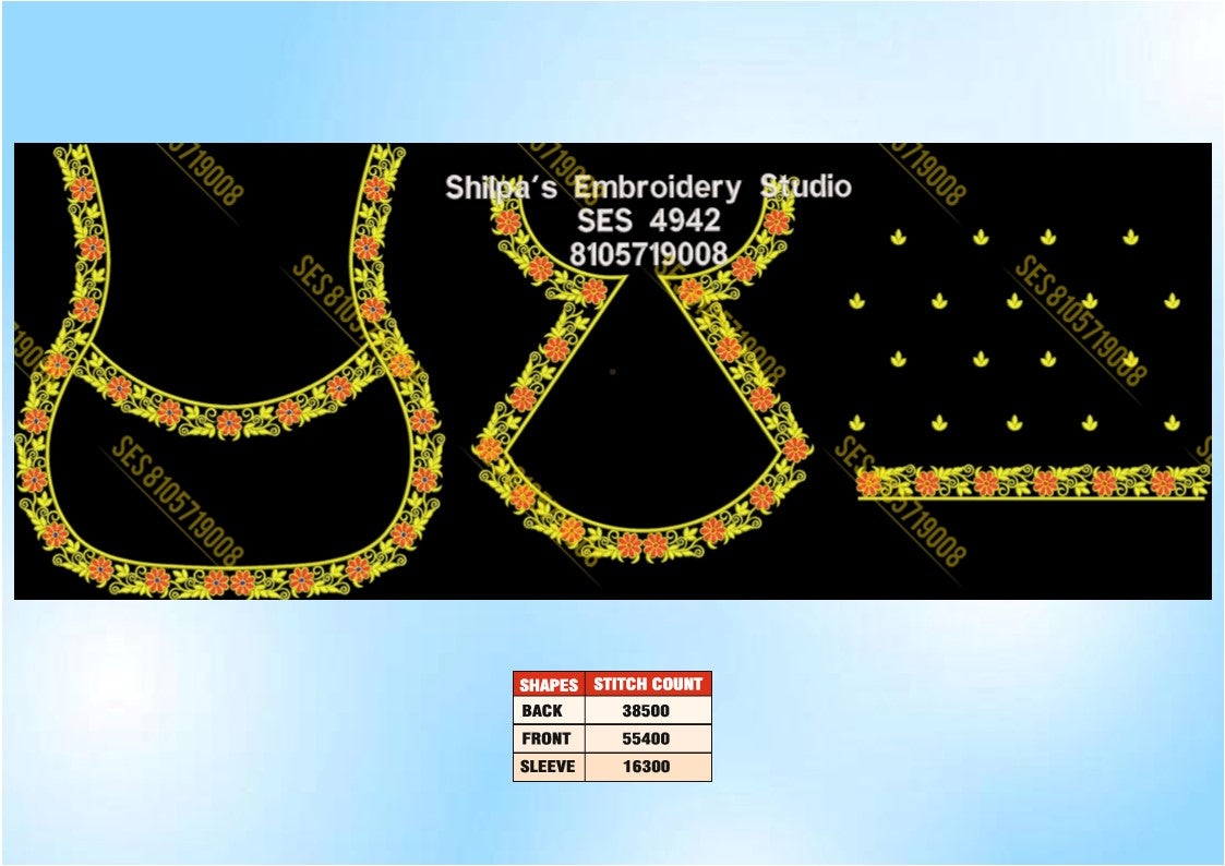 Embroidery Designs 4901-5000 Series