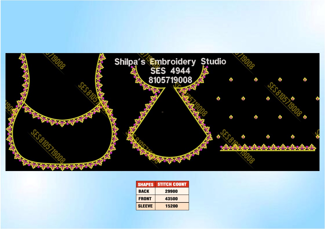 Embroidery Designs 4901-5000 Series