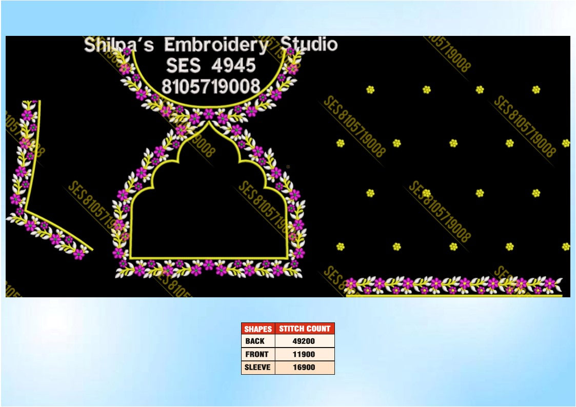 Embroidery Designs 4901-5000 Series