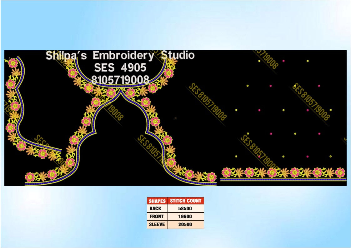 Embroidery Designs 4901-5000 Series