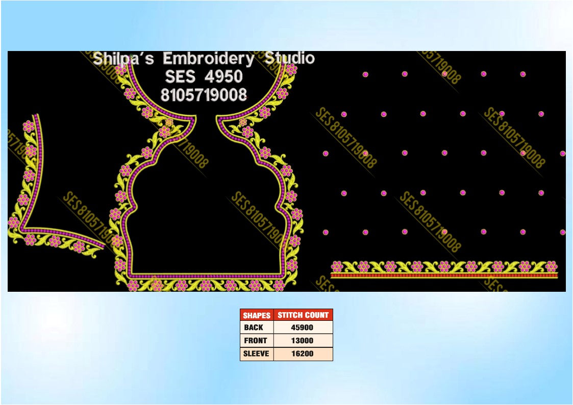 Embroidery Designs 4901-5000 Series