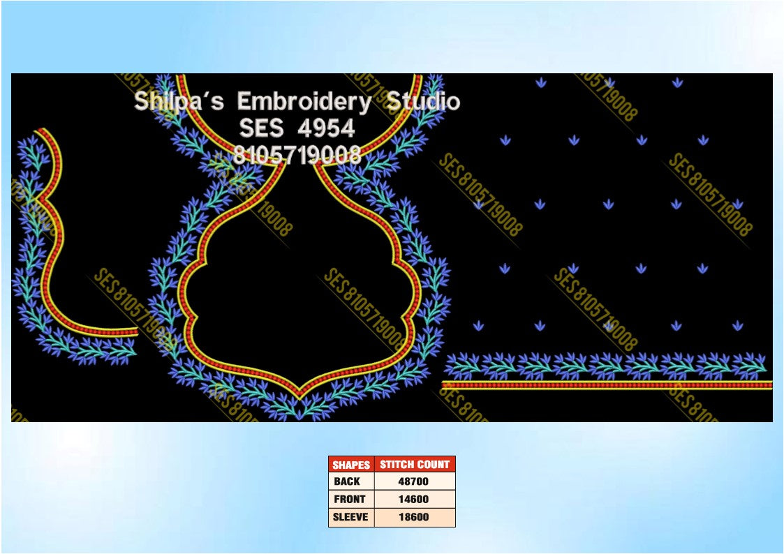 Embroidery Designs 4901-5000 Series