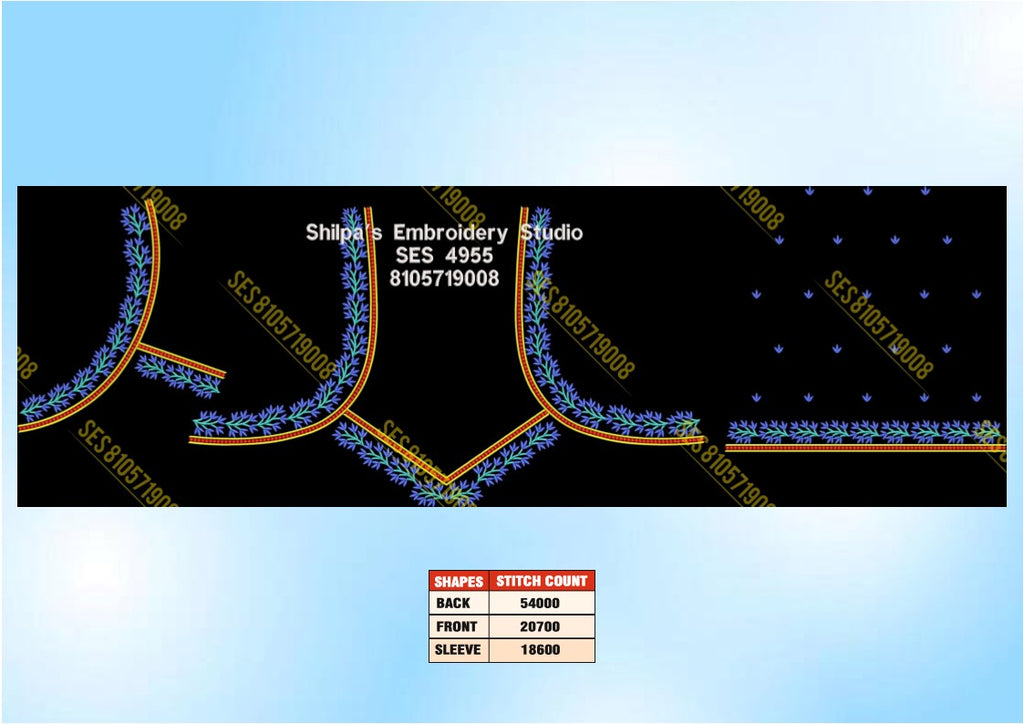 Embroidery Designs 4901-5000 Series