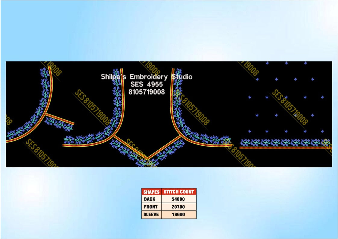 Embroidery Designs 4901-5000 Series