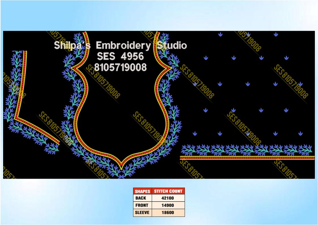Embroidery Designs 4901-5000 Series