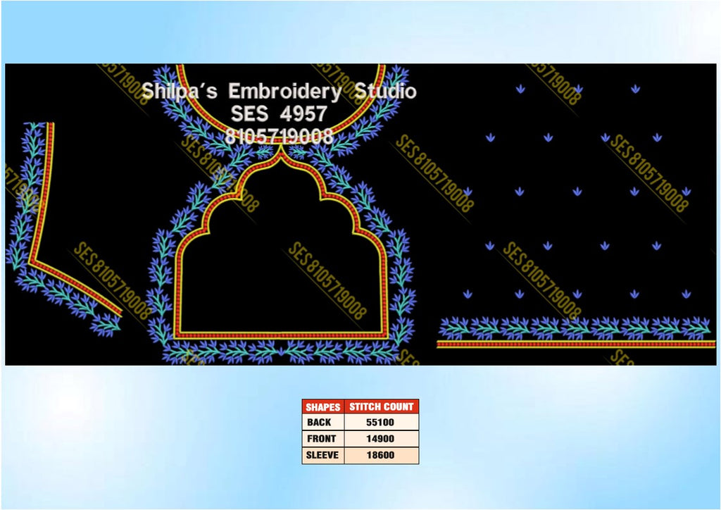Embroidery Designs 4901-5000 Series